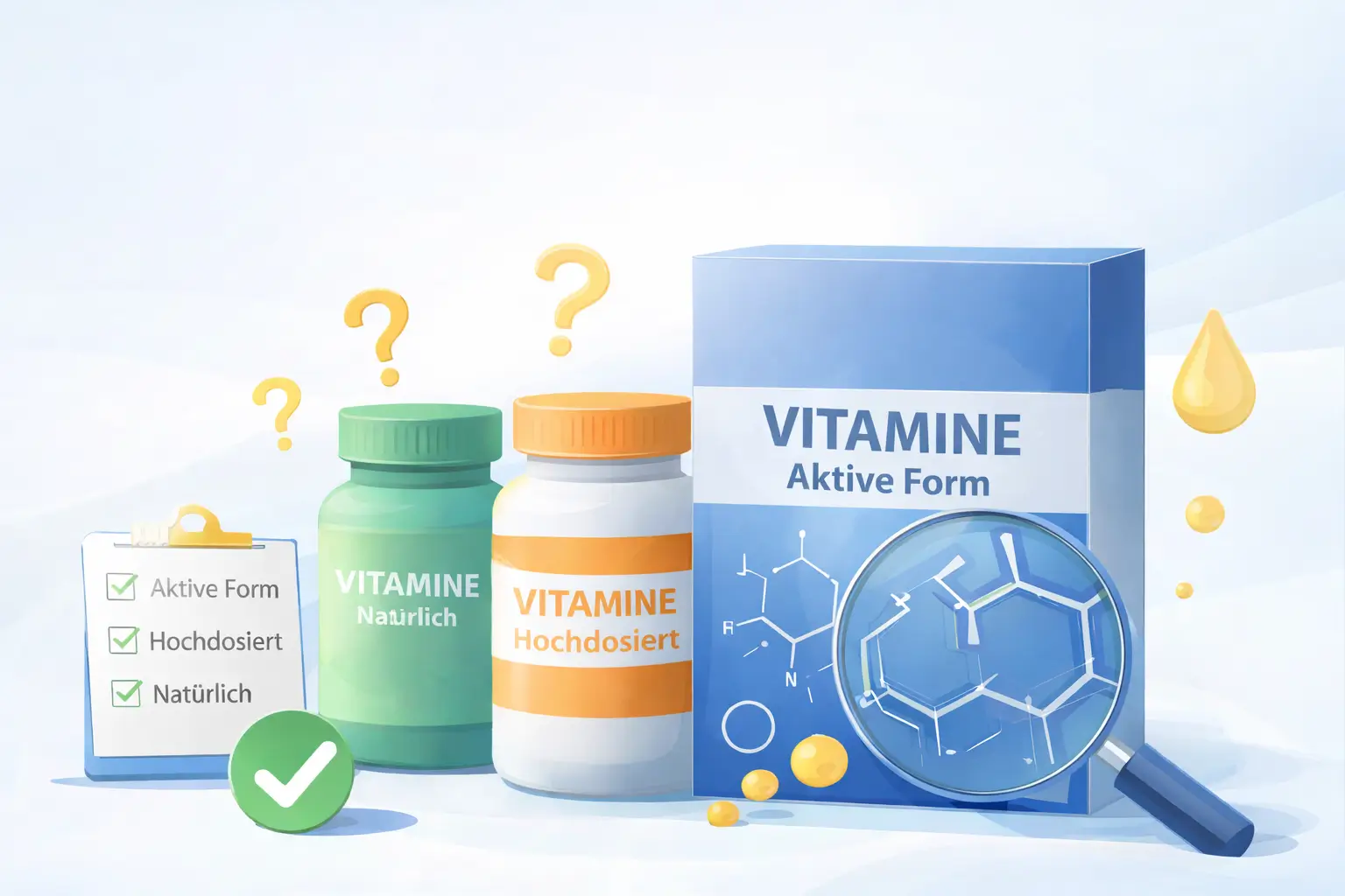 Vitamin-Etiketten verstehen: Was „aktive Form“ wirklich bedeutet
